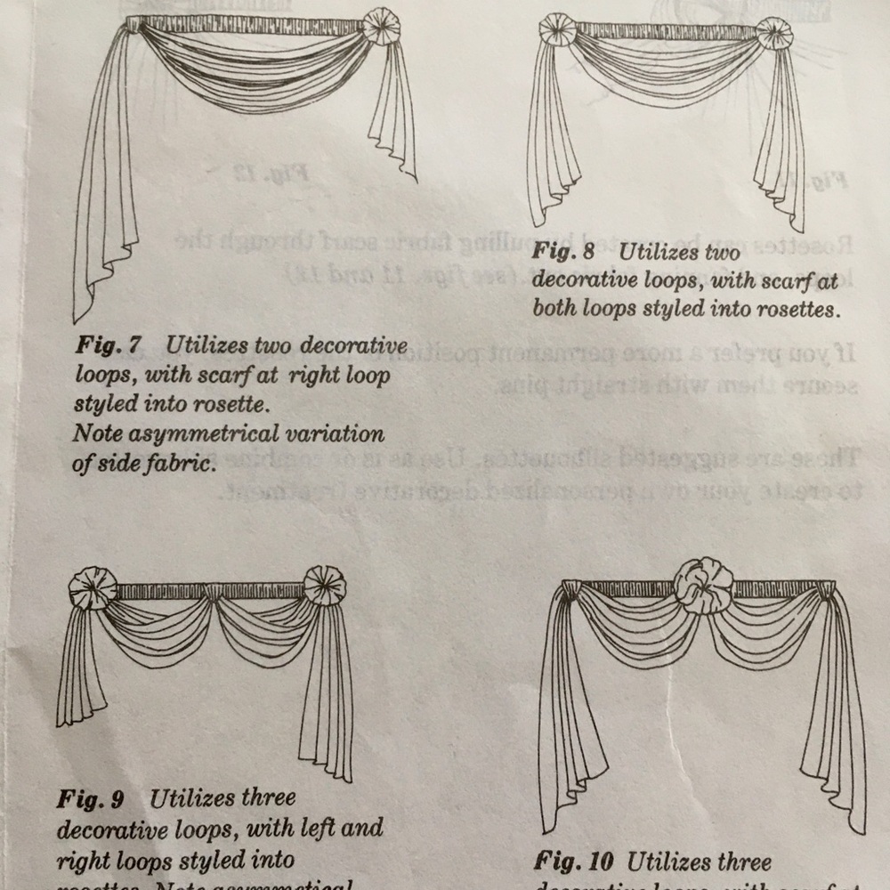 Versatile Window Scarf - Picture 3 of 9